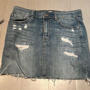 Vintage jeaned skirt